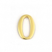 Цифра дверная Apecs DN-01-0-Z-G золото